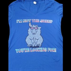 NWT Womans XL Not The Sheep Shirt